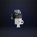 DN 16 ISO-KF, Right Angle Valve, Electro Pneumatic