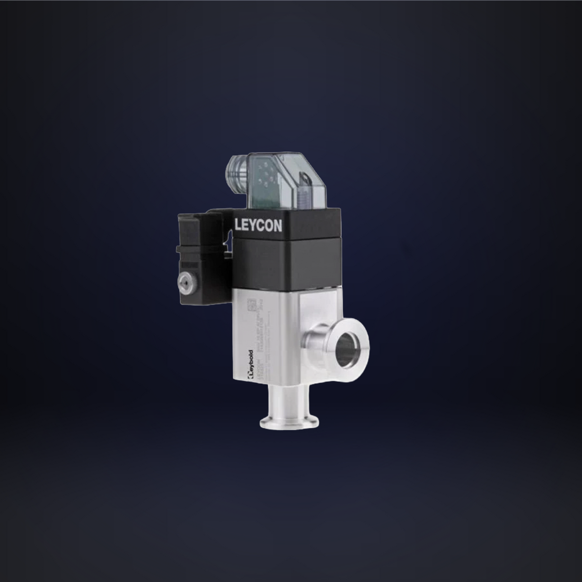 DN 16 ISO-KF, Right Angle Valve, Electro Pneumatic