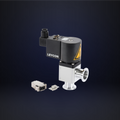 DN 25 ISO-KF Right Angle Valve Electromagnetic
