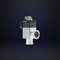 DN 40 ISO-KF, Right Angle Valve Electro Pneumatic