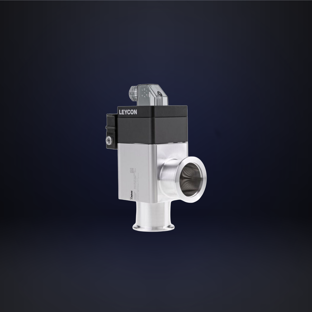 DN 40 ISO-KF, Right Angle Valve Electro Pneumatic