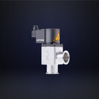 DN 40 ISO-KF Right Angle Valve Electromagnetic