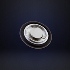 Baffle with Centering Ring, DN 25 ISO-KF, Viton O-Ring