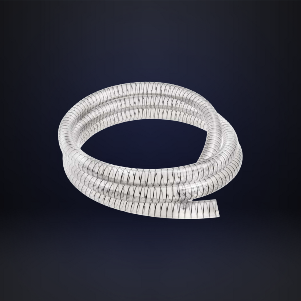 PVC Coiled Vacuum Hose DN 25 ISO-KF